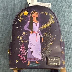 Disney movie “Wish” loungefly Purple Backpack